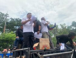 Rusman Ramli Bergabung dalam Orasi, Tegaskan Dukungan ke Penambang Rakyat Poboya